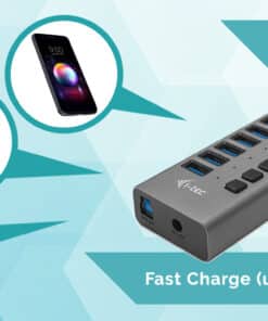 i-tec USB 3.0 Charging HUB 13port + Power Adapter 60 W - Afbeelding 6