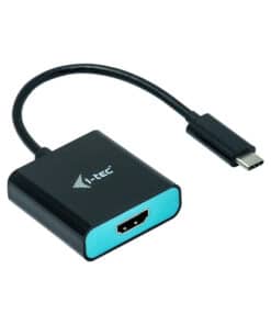 i-tec C31HDMI60HZP video kabel adapter 0,15 m USB Type-C HDMI Zwart, Turkoois - Afbeelding 2