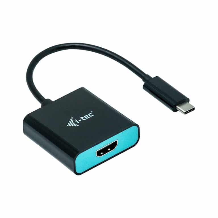 i-tec C31HDMI60HZP video kabel adapter 0,15 m USB Type-C HDMI Zwart, Turkoois - Afbeelding 2