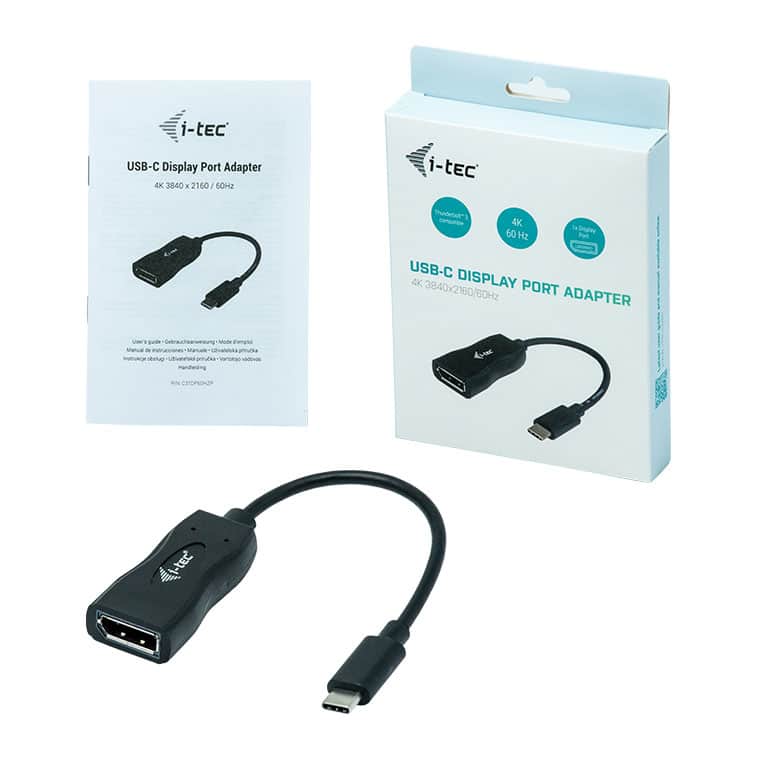 i-tec C31DP60HZP video kabel adapter 0,15 m USB-C 3.1 DisplayPort Zwart - Afbeelding 4