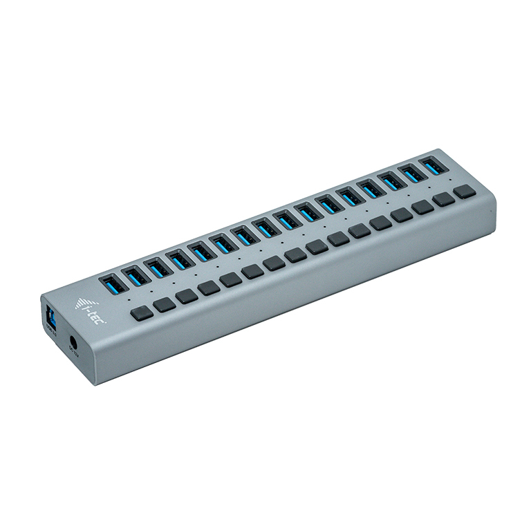 i-tec USB 3.0 Charging HUB 16port + Power Adapter 90 W - Afbeelding 2