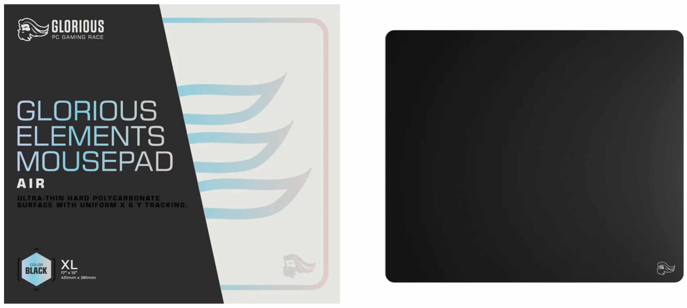 Glorious Gaming Elements AIR Game-muismat Zwart - Afbeelding 4