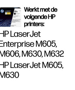 HP 81X originele high-capacity zwarte LaserJet tonercartridge