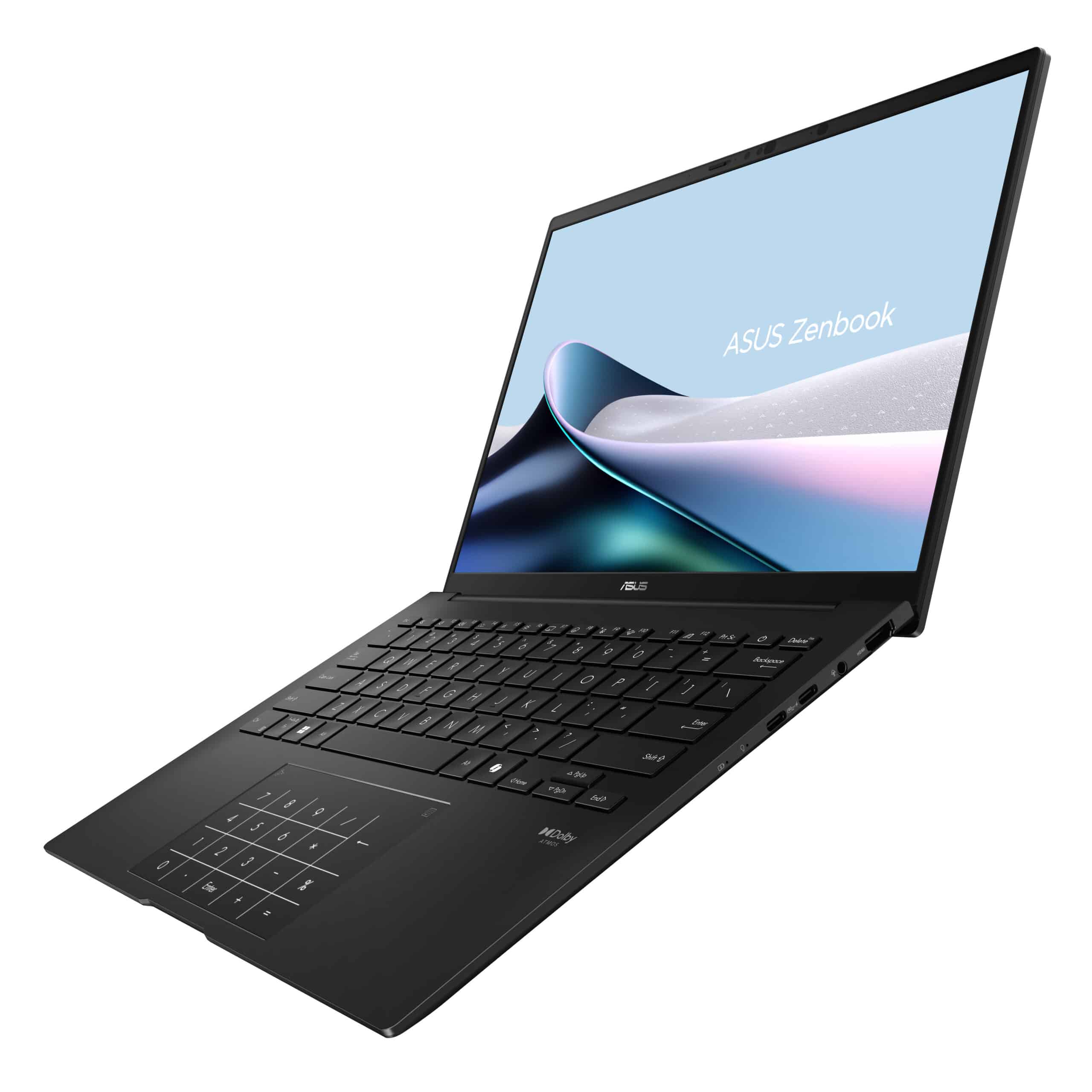 ASUS Zenbook 14 OLED UM3406GA-QD031W Copilot+ PC AMD Ryzen AI 7 445 Laptop 35,6 cm (14") WUXGA 32 GB LPDDR5x-SDRAM 1 TB SSD Wi-Fi 6E (802.11ax) Windows 11 Home Belgisch Zwart - Afbeelding 8