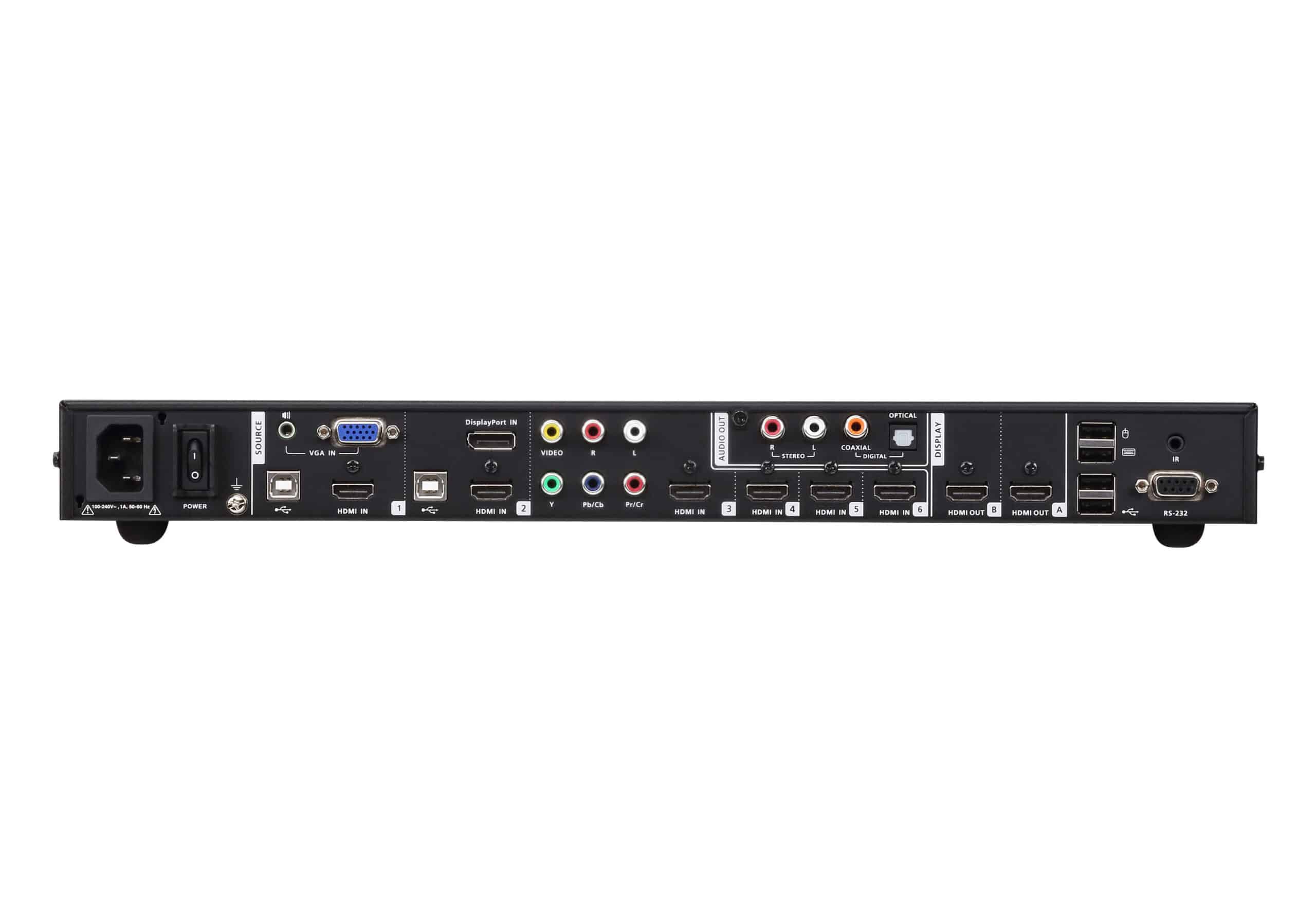 ATEN 9 x 2 4K Matrix Switch voor presentaties - Afbeelding 3
