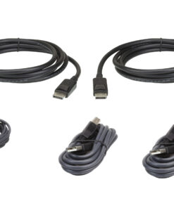 ATEN 3M USB DisplayPort Dubbel Beeldscherm Veilige KVM Kabelpakket