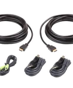 ATEN 3M USB HDMI Dubbel Beeldscherm Veilige KVM Kabelpakket
