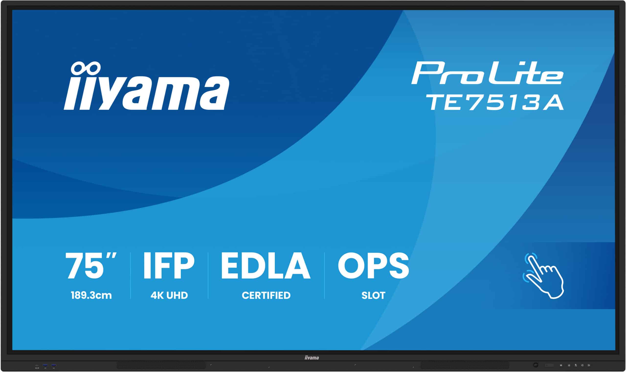 iiyama TE7513A-B2AG beeldkrant Interactief flatscreen 190,5 cm (75") Wifi 500 cd/m² 4K Ultra HD Zwart Touchscreen Type processor Android 24/7 - Afbeelding 2