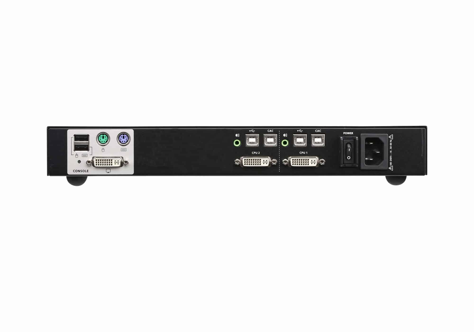 ATEN 2-Poorts USB DVI Beveiligde KVM Schakelaar (Voldoet aan PSS PP v3.0) - Afbeelding 2