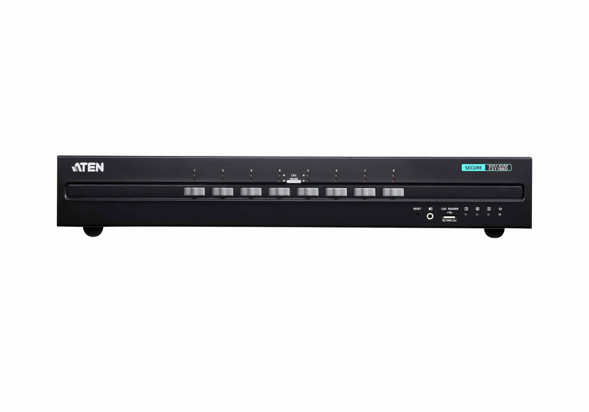 ATEN 8-Poorts USB DVI Beveiligde KVM Schakelaar (Voldoet aan PSS PP v3.0)