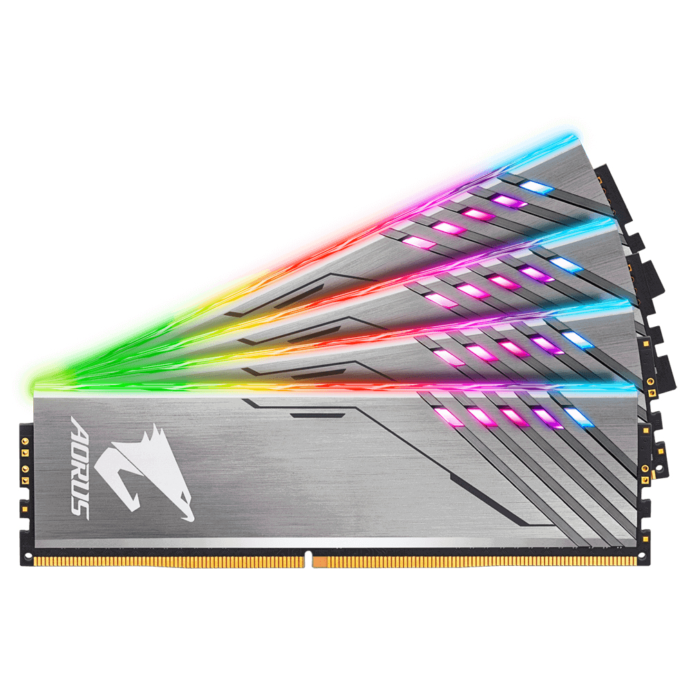 Gigabyte GP-AR32C16S8K2HU416RD AORUS RGB Memory w/ DEMO, 16GB Kit, DIMM DDR4, 3200 MHz, CL16, 1.35V - Afbeelding 3