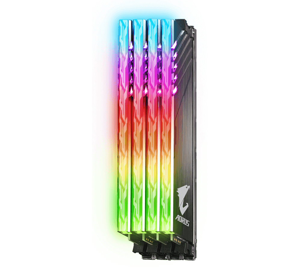 Gigabyte GP-AR32C16S8K2HU416RD AORUS RGB Memory w/ DEMO, 16GB Kit, DIMM DDR4, 3200 MHz, CL16, 1.35V - Afbeelding 7