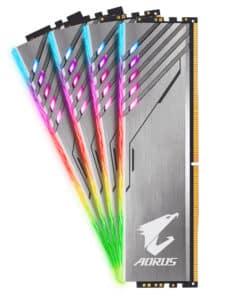 Gigabyte GP-AR32C16S8K2HU416RD AORUS RGB Memory w/ DEMO, 16GB Kit, DIMM DDR4, 3200 MHz, CL16, 1.35V - Afbeelding 2