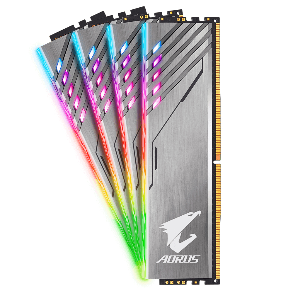 Gigabyte GP-AR32C16S8K2HU416RD AORUS RGB Memory w/ DEMO, 16GB Kit, DIMM DDR4, 3200 MHz, CL16, 1.35V - Afbeelding 2