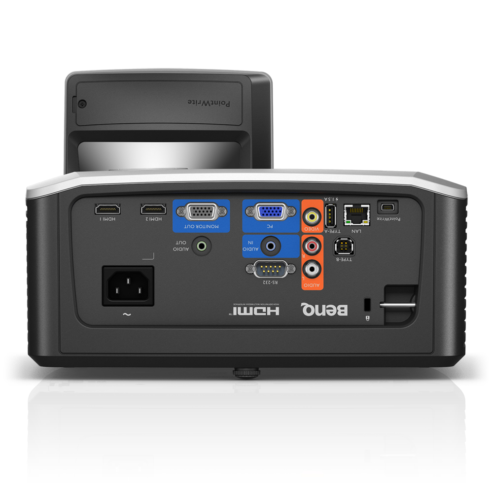 BenQ MW855UST+ Projector met ultrakorte projectieafstand 3500 ANSI lumens DLP WXGA (1280x800) 3D Zwart, Wit - Afbeelding 6