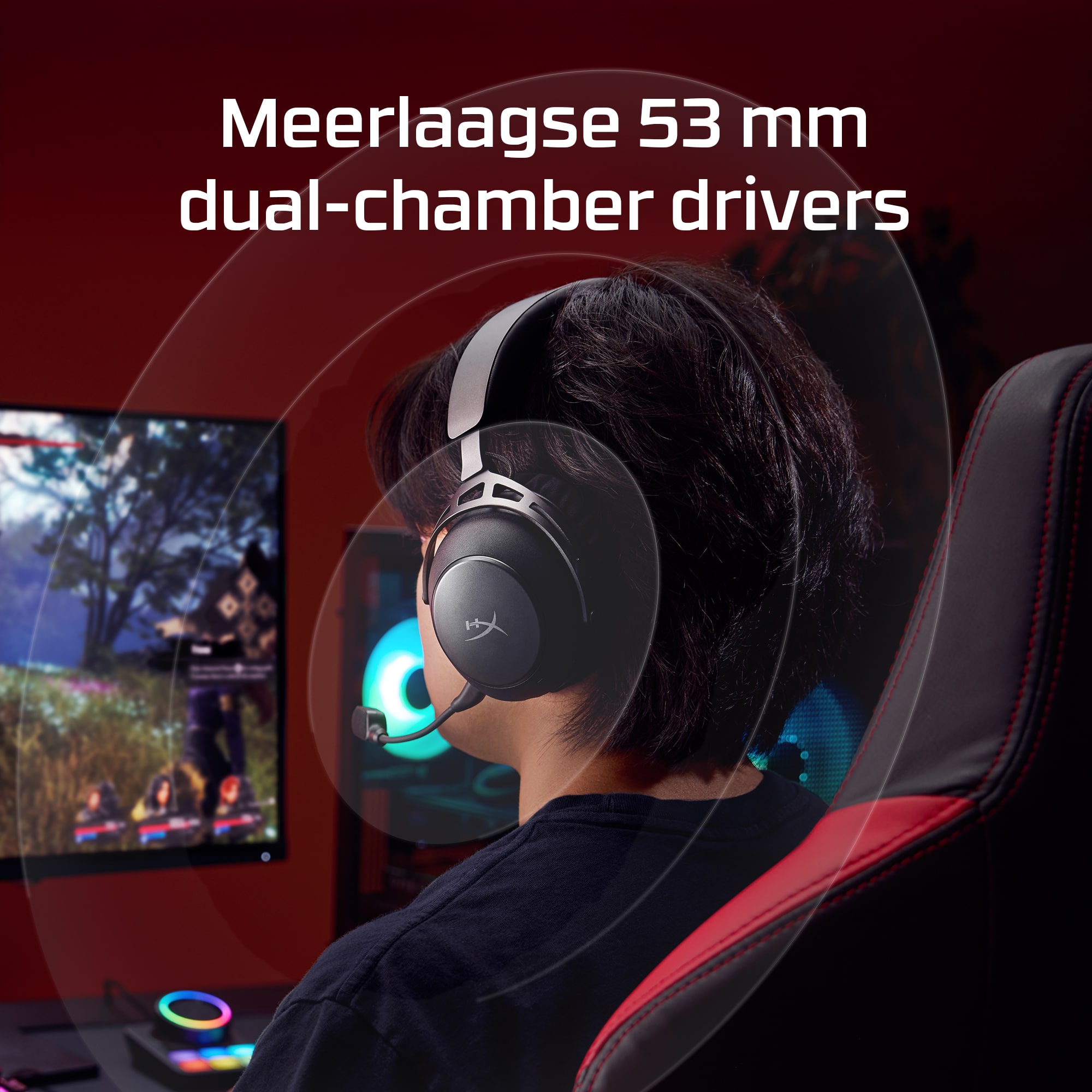 HyperX Cloud Alpha 2 - Wireless Gaming Headset - Afbeelding 7
