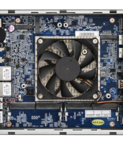 Shuttle Slim AI PC DN11H7 Intel Core Ultra 7 155H, Intel Arc graphics, 2xHDMI, 2x DP, 4x 2.5 Gbit LAN, VESA, 24/7 permanent gebruik Barebone - Afbeelding 7