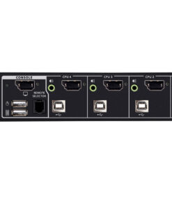 ATEN 4-poorts USB 5K DisplayPort/HDMI universele beveiligde KVM-switch (PSD PP v4.0-compatibel) - Afbeelding 3