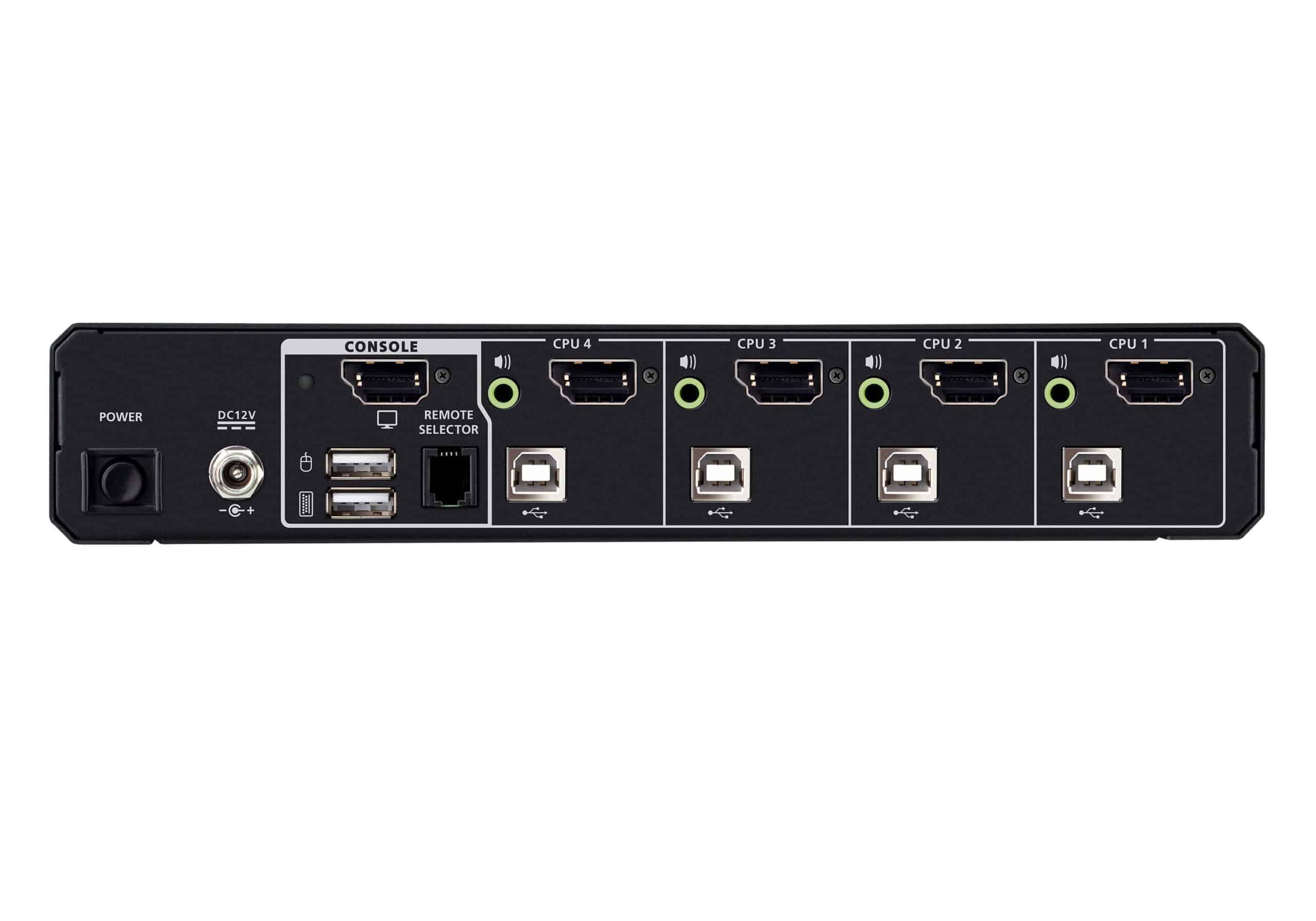 ATEN 4-poorts USB 5K DisplayPort/HDMI universele beveiligde KVM-switch (PSD PP v4.0-compatibel) - Afbeelding 3