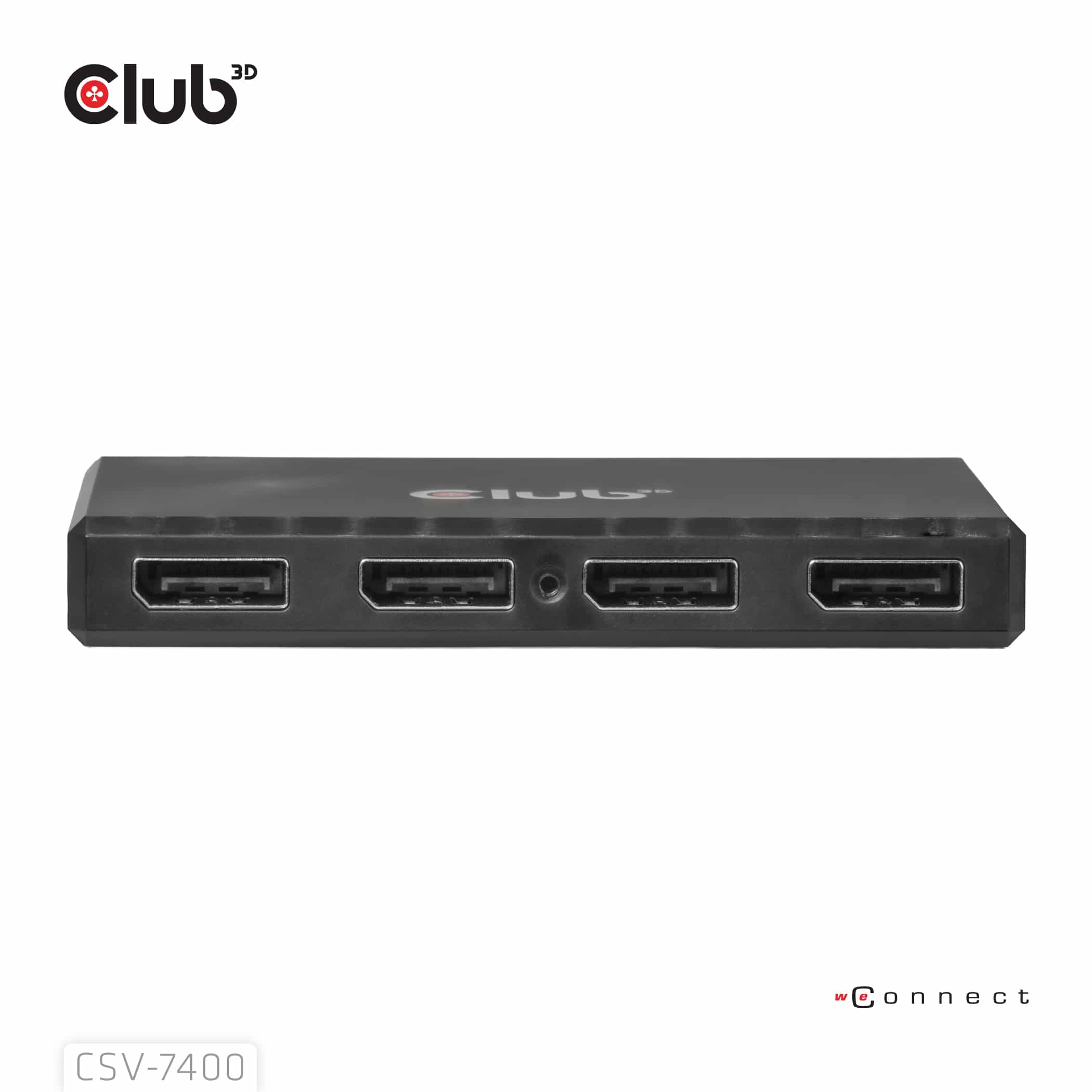 CLUB3D Quad DisplayPort Hub – 4 x 4K Resolution @ 30Hz, MST Support - Afbeelding 7