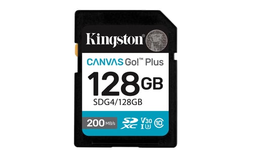 Kingston Technology Canvas Go! Plus 128GB SDXC Canvas Go Plus Gen4 200MB/s C10 UHS-I U3 V30 - Afbeelding 6