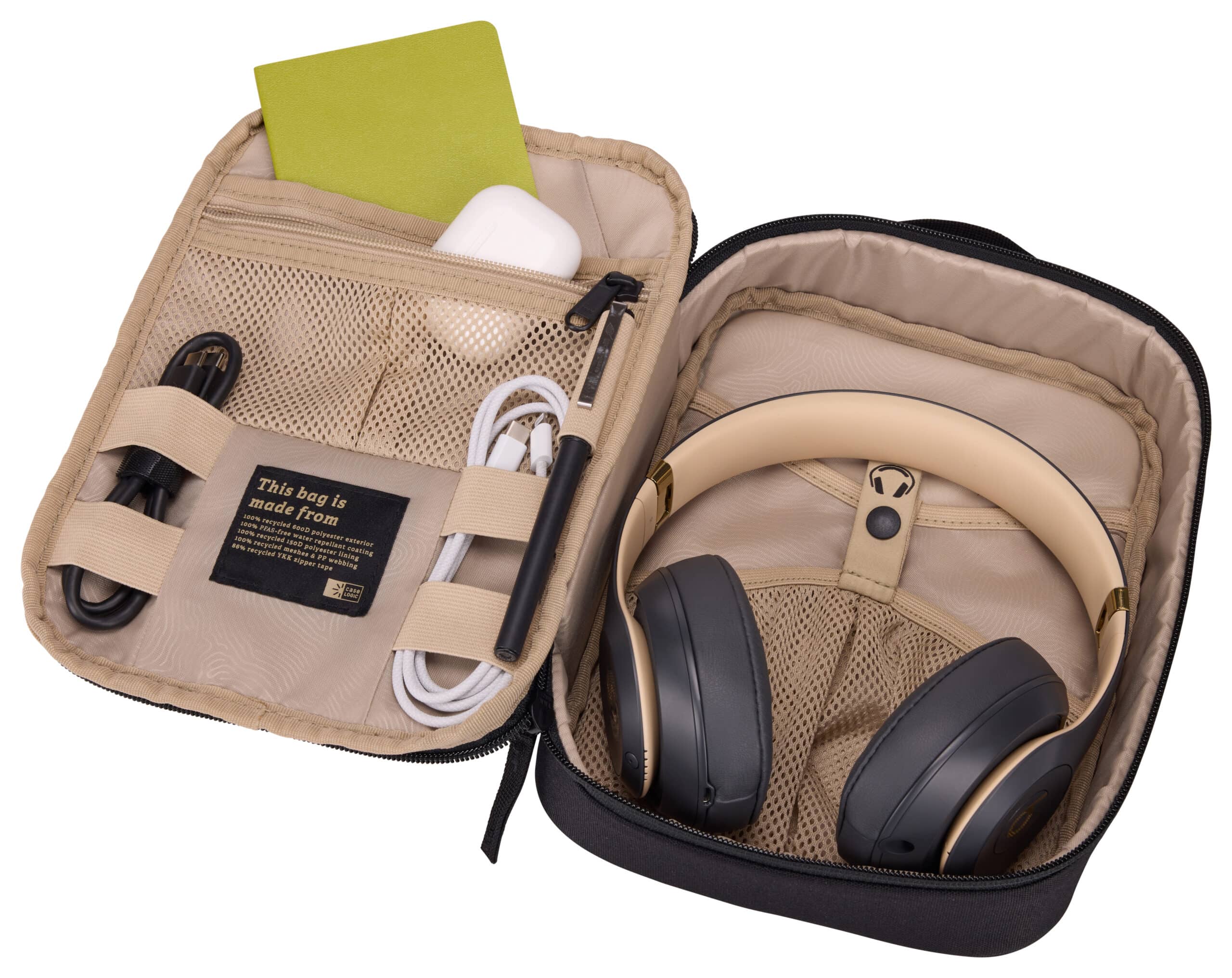 Case Logic Invigo Eco INVIAC103 Black apparatuurtas Opbergmap/sleeve Zwart - Afbeelding 7