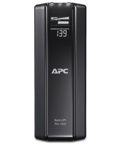 APC Back-UPS PRO BR1500G-FR - Noodstroomvoeding, 1500VA, 6x Penaarde(België), USB, uitbreidbare runtime Stekkerdoos