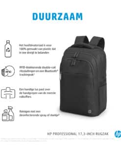 HP Professional 17,3-inch rugzak - Afbeelding 3