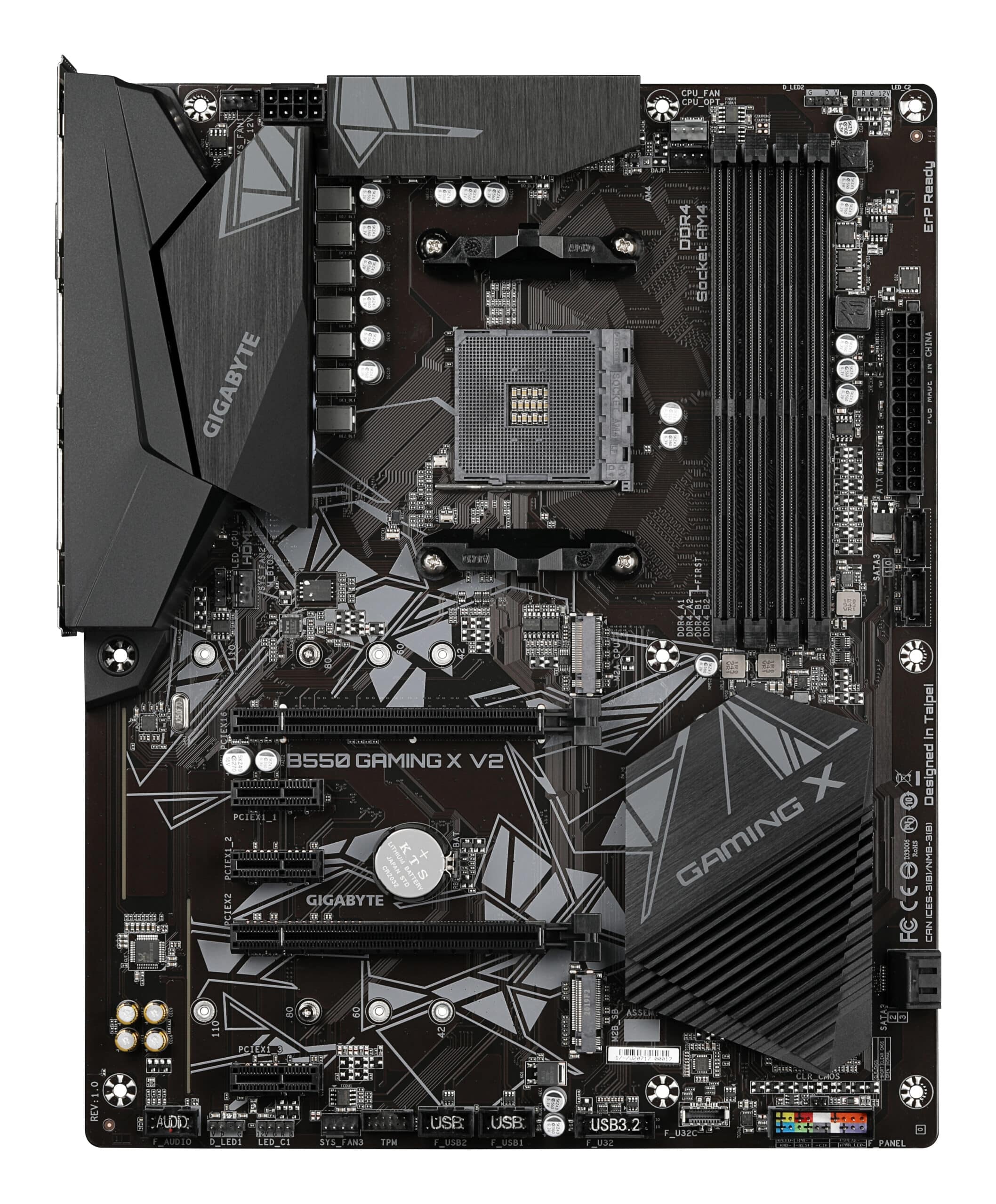 GIGABYTE B550 Gaming X V2 AMD B550 Socket AM4 ATX - Afbeelding 2