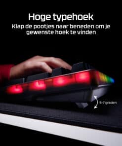 HyperX Origins 2 1800 toetsenbord Gamen USB Zwart - Afbeelding 3