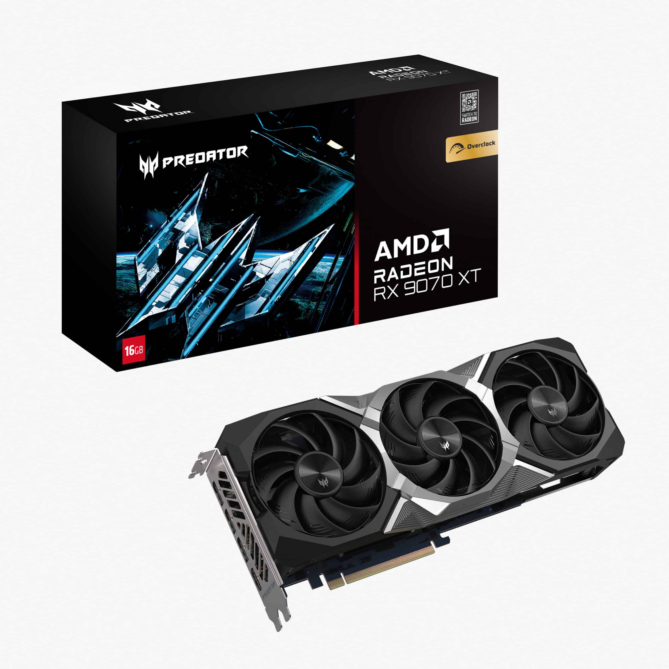 Acer Predator BiFrost AMD Radeon RX 9070 XT OC 16GB
