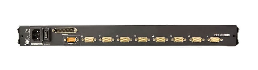 ATEN CL5708M rack console 43,2 cm (17") 1280 x 1024 Pixels Metaal, Kunststof Zwart 1U - Afbeelding 2