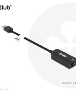 CLUB3D USB 3.2 Gen1 Type A to RJ45 2.5Gbps Adapter - Afbeelding 3