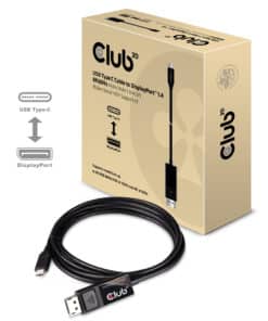 CLUB3D USB Type C Cable naar DP 1.4 8K60Hz M/M 1.8m - Afbeelding 2