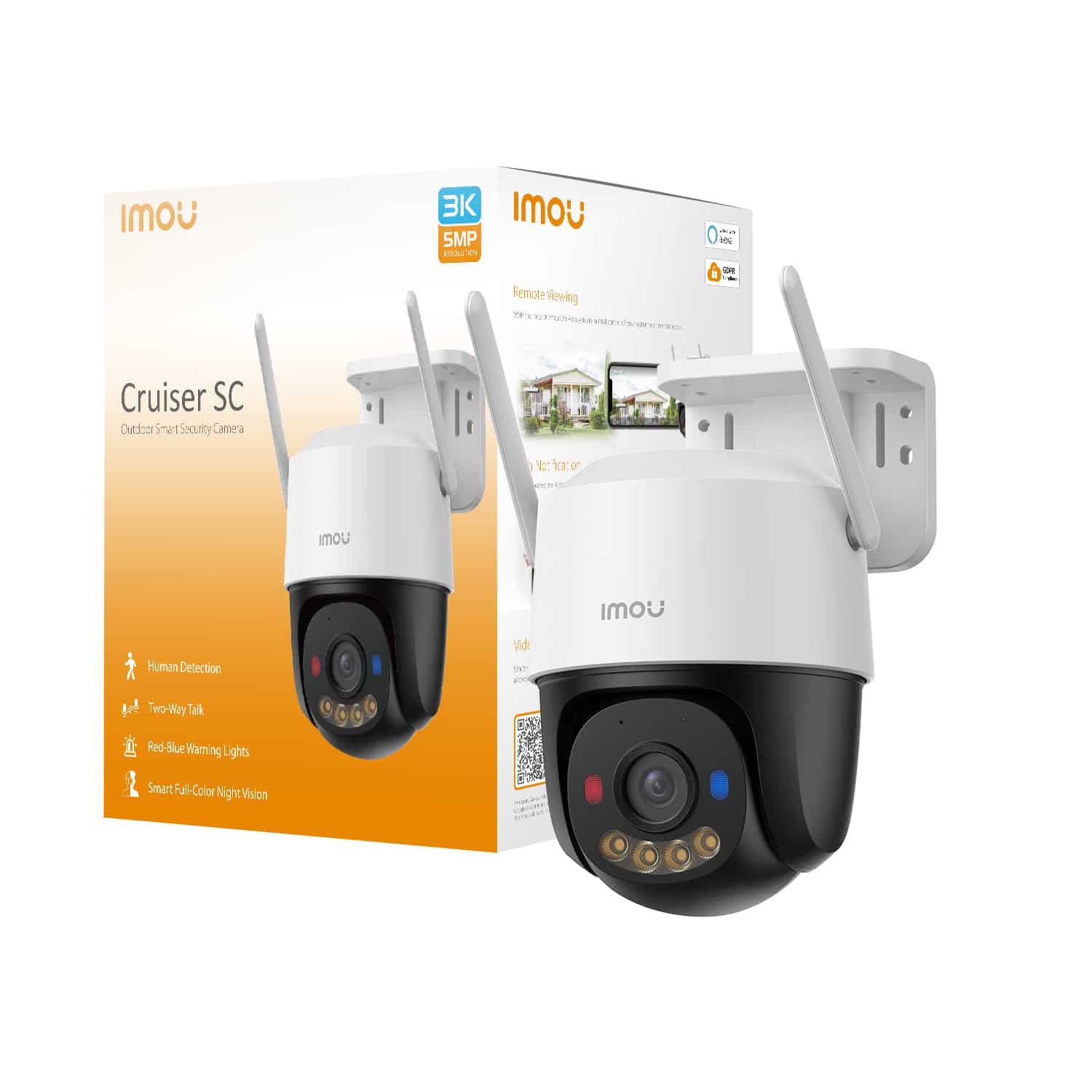 Imou Cruiser SC 3K Turret IP-beveiligingscamera Binnen & buiten 2880 x 1620 Pixels Plafond/muur