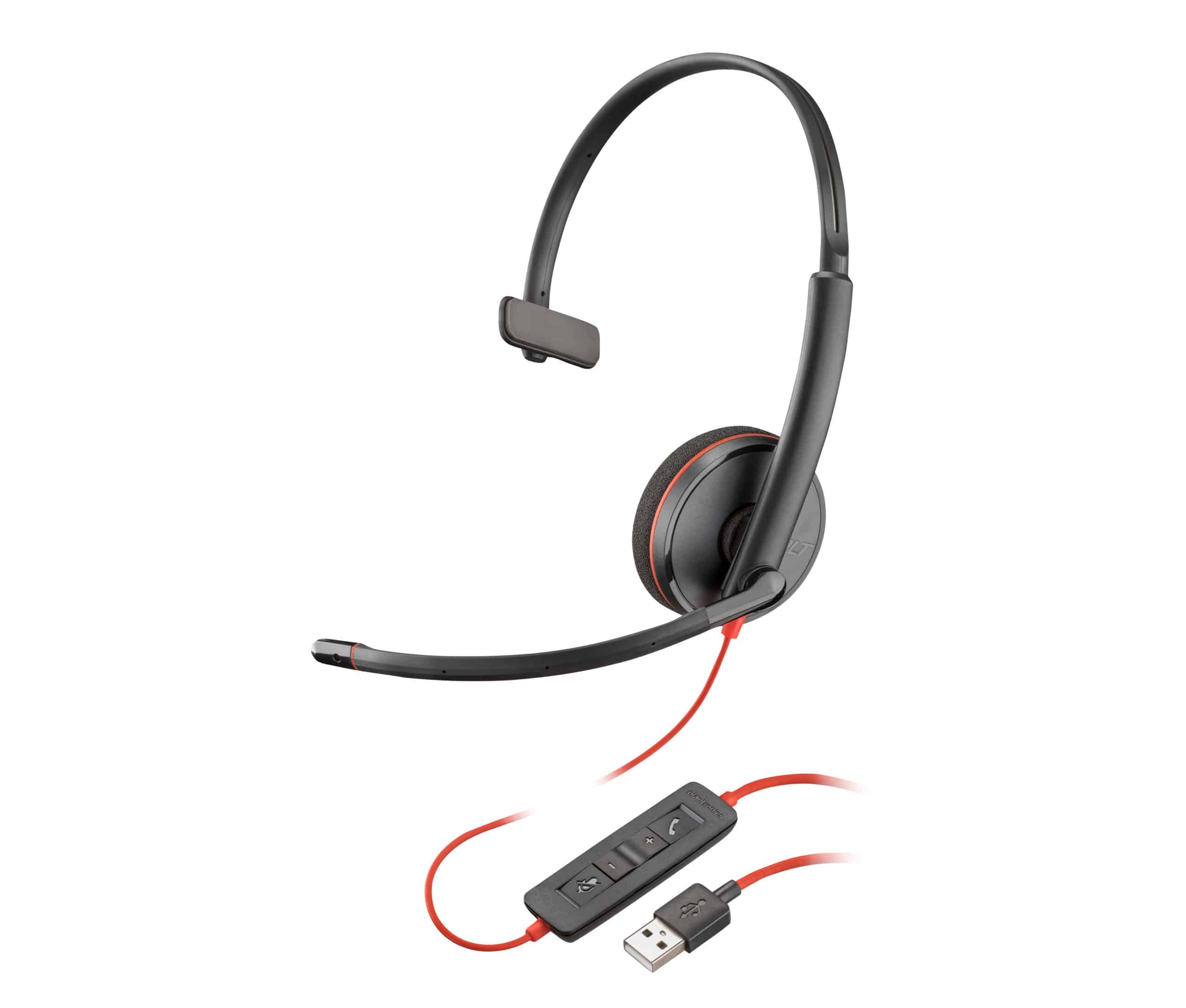 HP Poly Blackwire C3210 zwarte USB-A-headset (bulk)