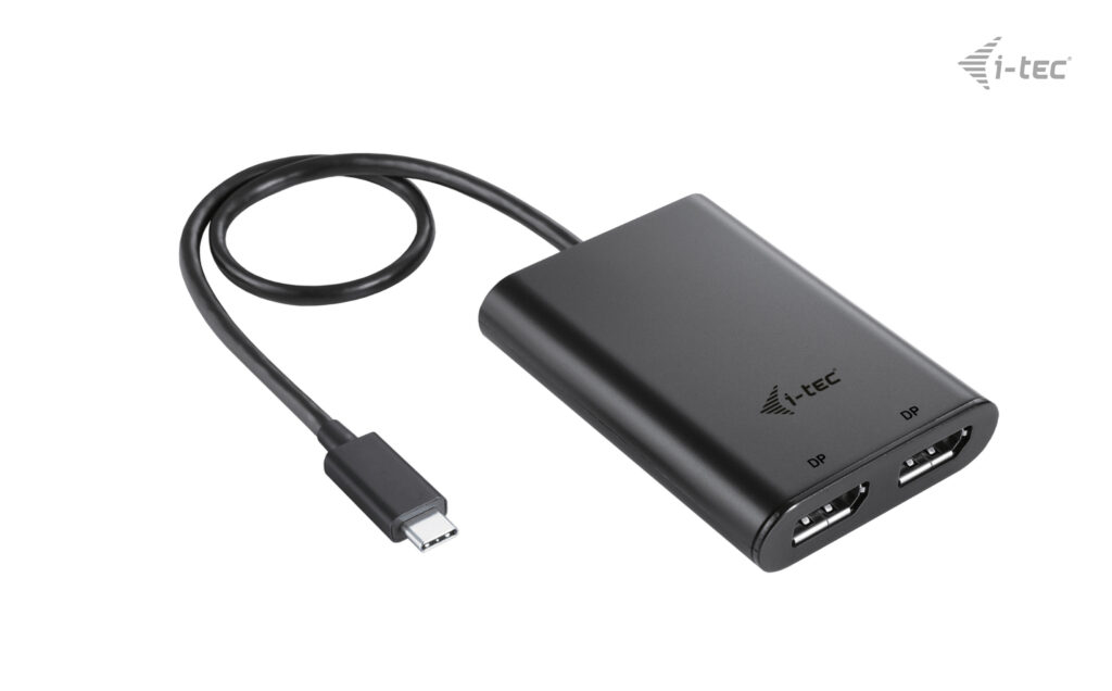 i-tec USB-C Dual 4K/60Hz (single 8K/30Hz) DP Video Adapter - Afbeelding 2
