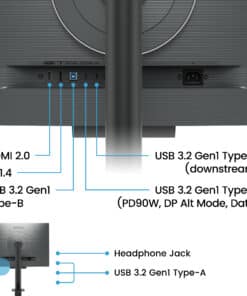 BenQ RD280UA computer monitor 71,6 cm (28.2") 3840 x 2560 Pixels 4K Ultra HD Zwart - Afbeelding 5