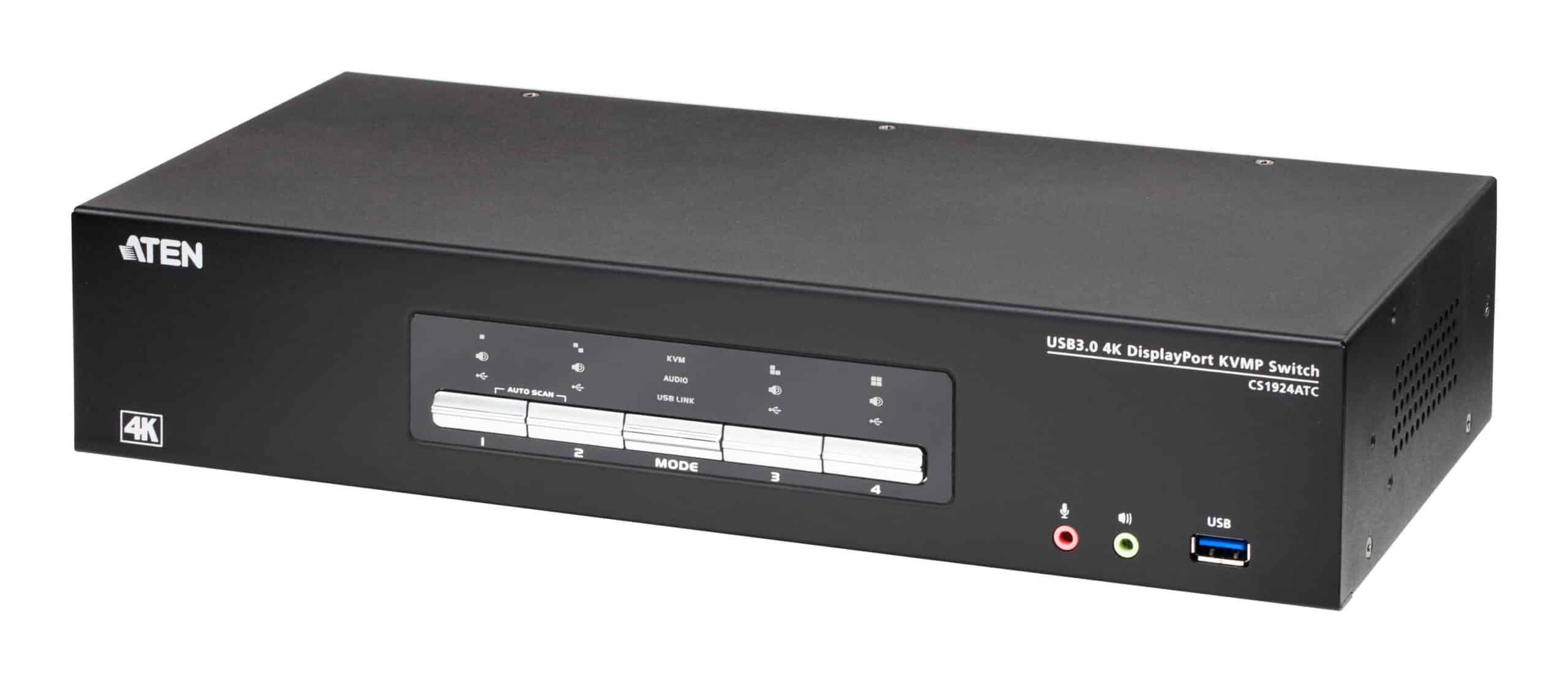 ATEN CS1924ATC KVM-switch Zwart