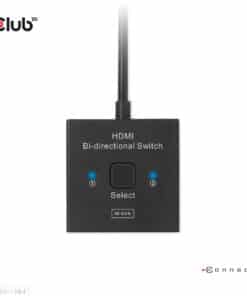 CLUB3D HDMI 2-in-1 Bi-directional Switch for 8K60Hz or 4K120Hz - Afbeelding 4