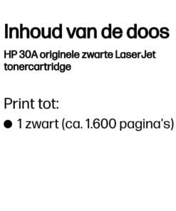 HP 30A originele zwarte LaserJet tonercartridge - Afbeelding 2