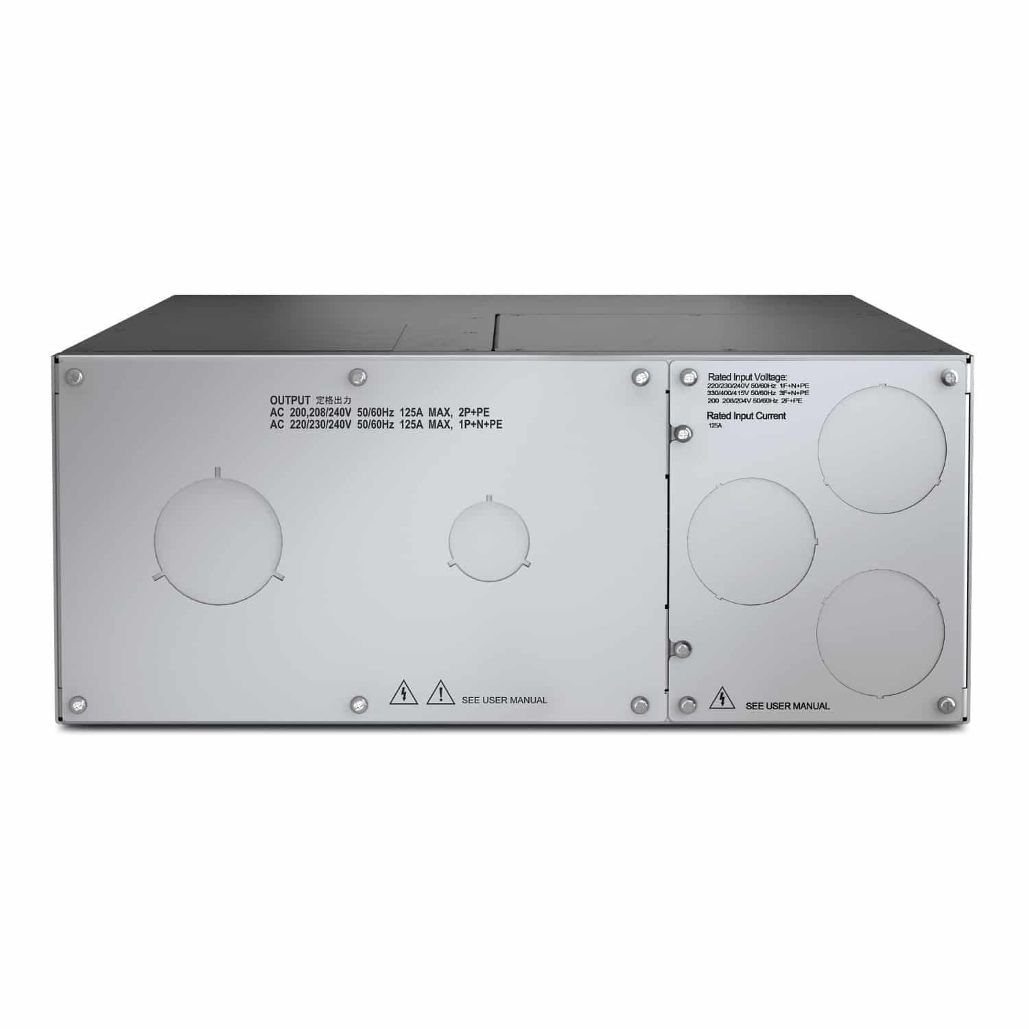 APC-serviceomlooppaneel 200/208/230/240V 125A vaste bedrading in en uit Stekkerdoos - Afbeelding 2