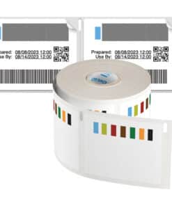 DYMO originele LabelWriter Labels voor Voorraadrotatie | 54 mm x 70 mm | 400 zelfklevende etiketten voor voorraadrotatie in commerciële keukens | Stevige labels voor de LabelWriter labelprinters