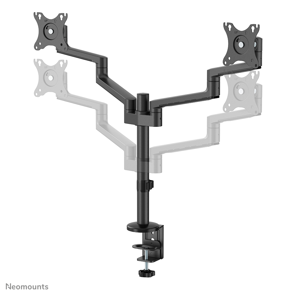Neomounts DS60-425BL2 Desk monitor arm, Clamp/Grommet, 17" - 27", 8 kg, 100x100 mm, Black - Afbeelding 6