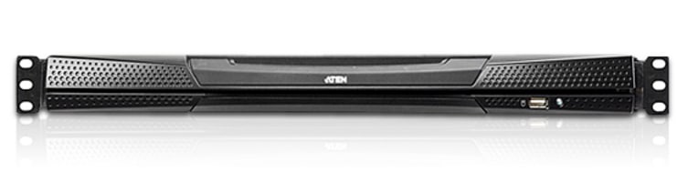 ATEN 1-Lokale /externe gedeelde toegang, 16-poorten Cat 5 Dual Rail KVM over IP-switch met poort serieschakeling - Afbeelding 3