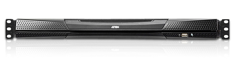 ATEN 1-Lokale/externe gedeelde toegang, 8-poorts Cat 5 Dual Rail KVM over IP-switch met poort serieschakeling - Afbeelding 3