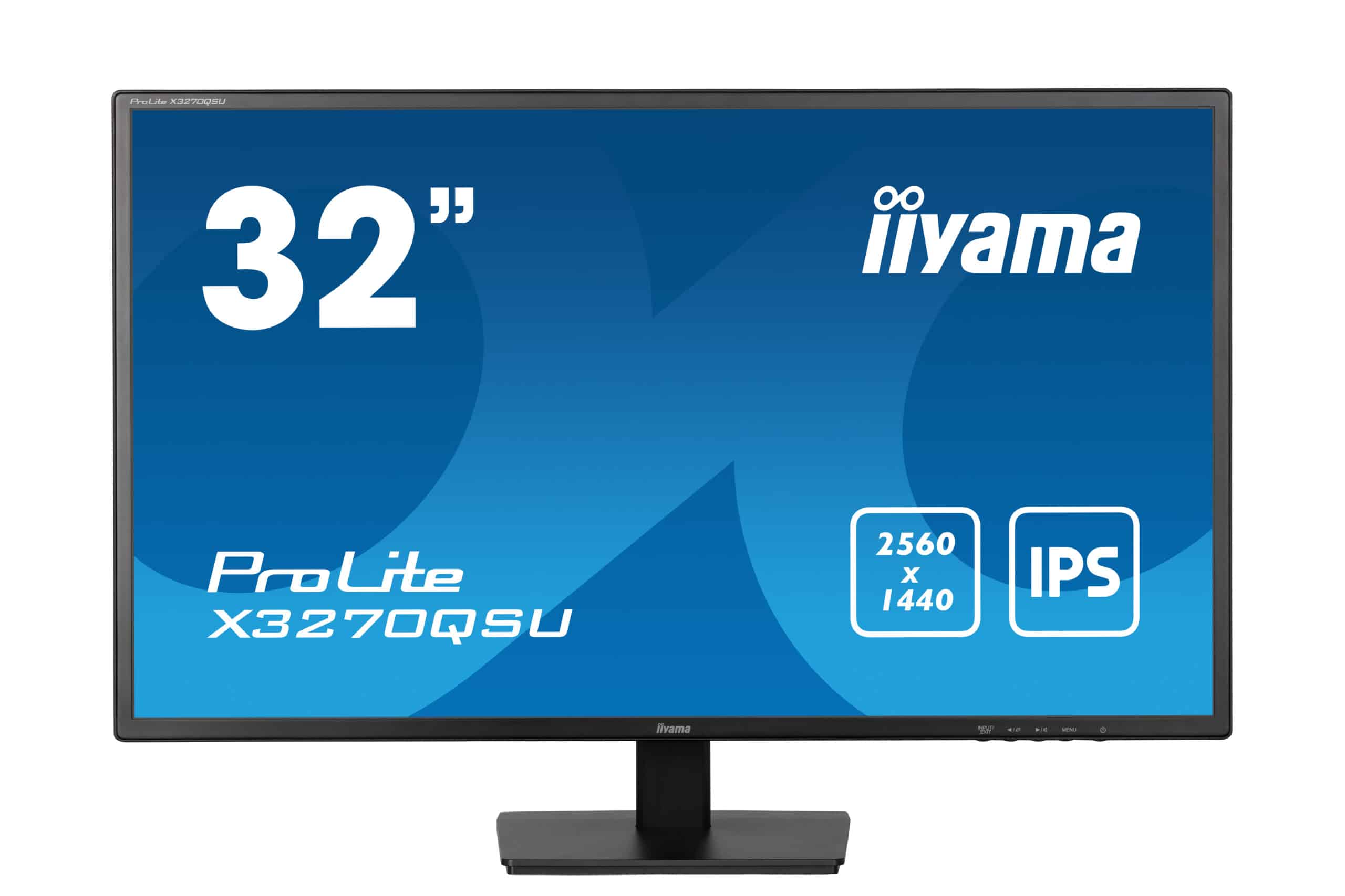 iiyama ProLite X3270QSU-B1 computer monitor 80 cm (31.5") 2560 x 1440 Pixels Wide Quad HD LED Zwart - Afbeelding 2