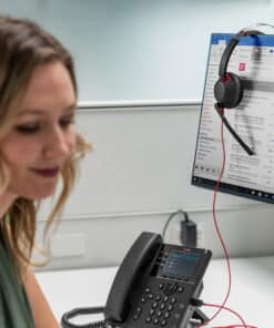 HP Poly Blackwire 5210 mono USB-C-headset + 3,5 mm stekker + USB-C/A-adapter