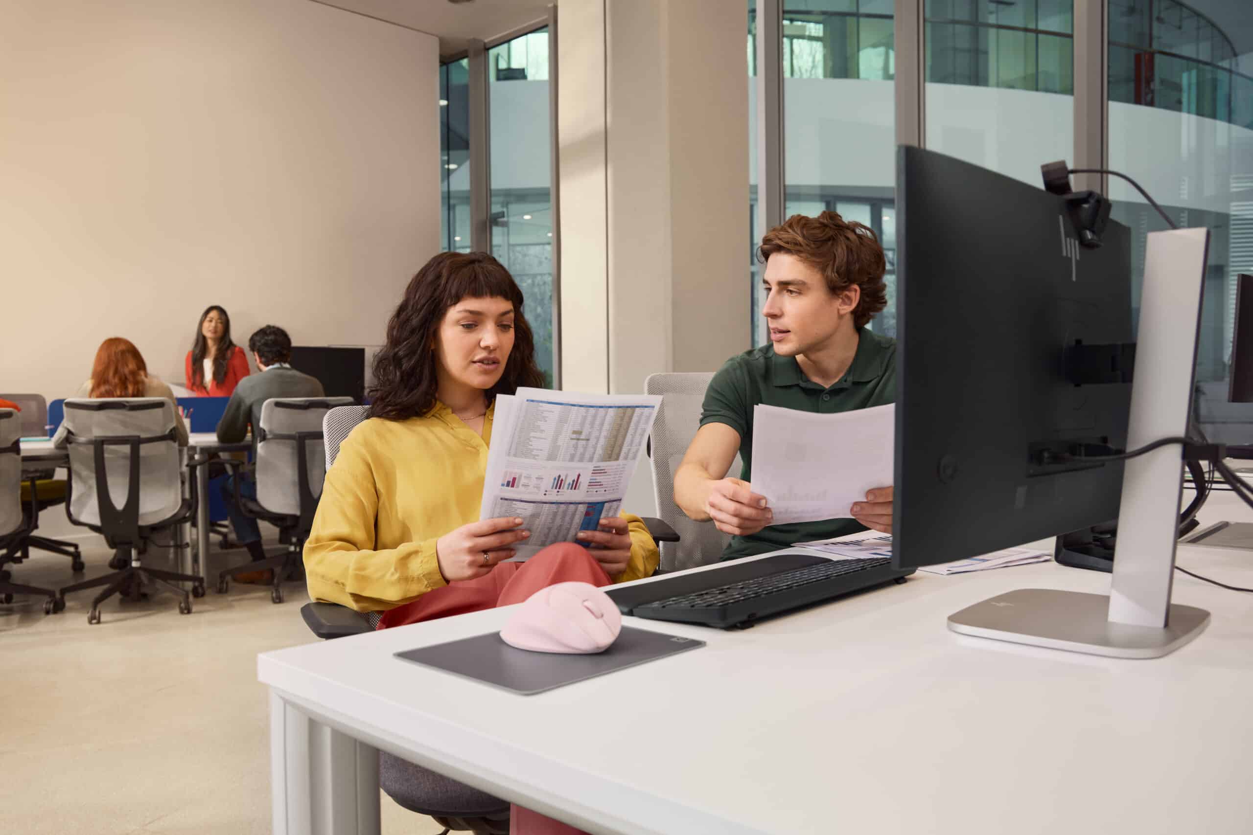 HP Tilt Ergo PNK MSE 720M EMEA-INTL EN L muis Thuis Rechtshandig RF-draadloos + Bluetooth 6000 DPI - Afbeelding 3