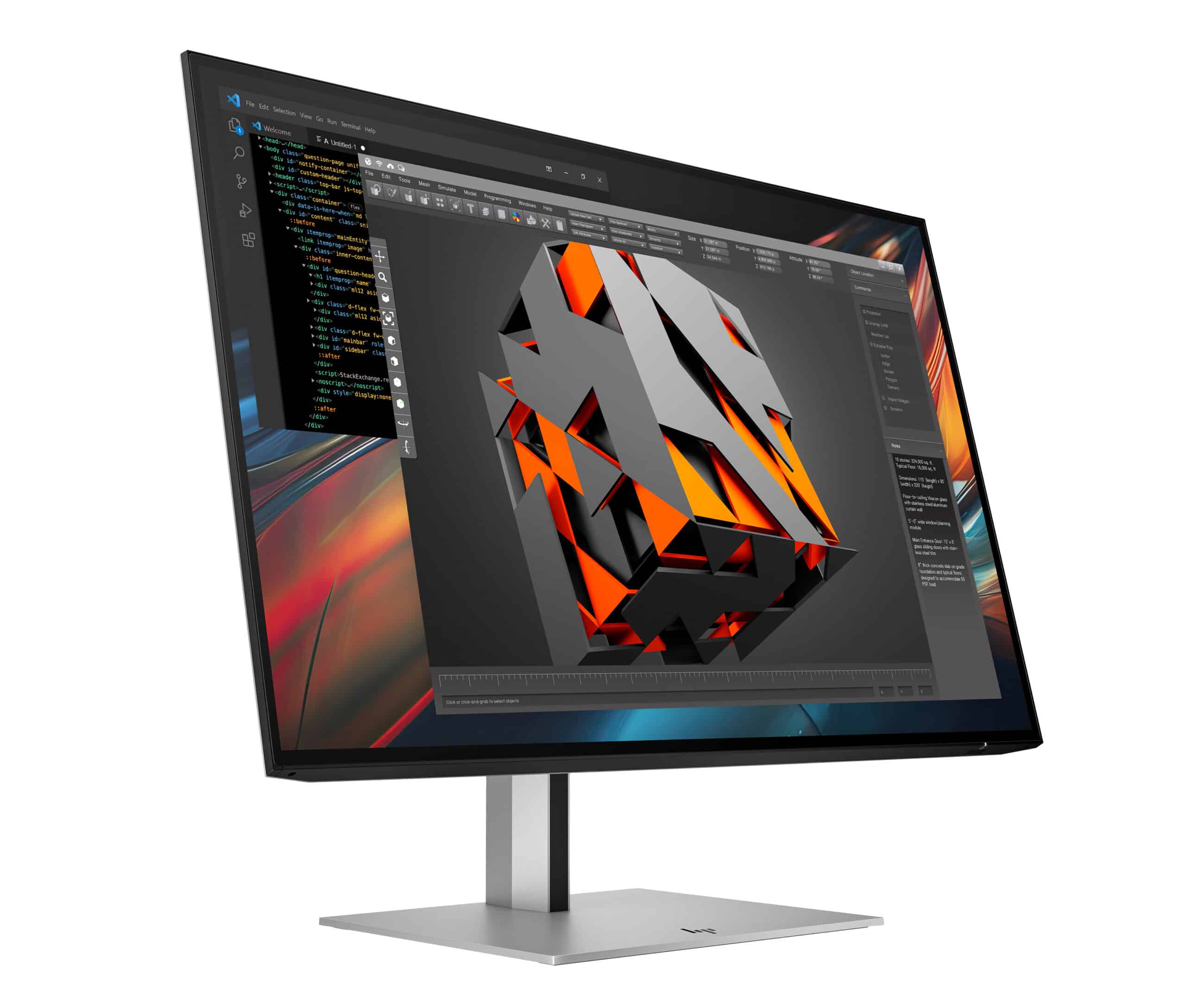 HP Series 7 Pro Serie 7 Pro 24 inch WUXGA USB-C-monitor - 724pu pvc-vrij - Afbeelding 2